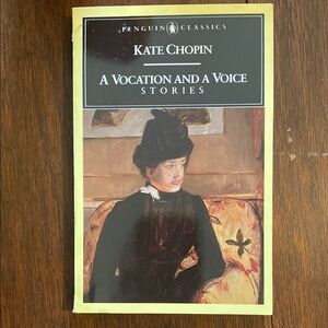 'A Vocation and a Voice' by Kate Chopin - Black and Cream Cover